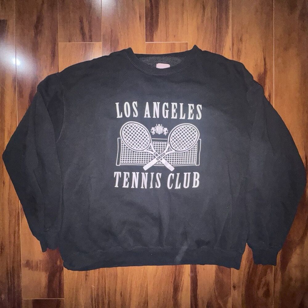 Show Me Your Mumu Los Angeles Tennis Club Oversized Sweatshirt Made USA